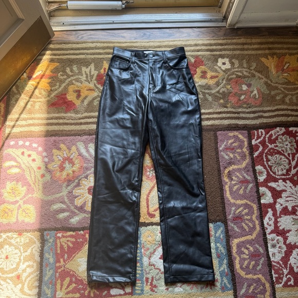 Abercrombie & Fitch Pants - Abercrombie Leather Pants